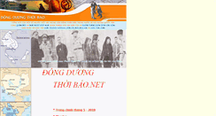 Desktop Screenshot of dongduongthoibao.net